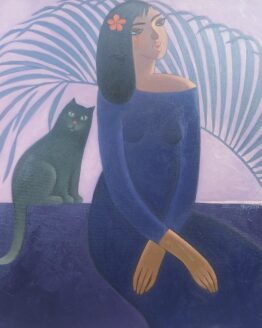 Wahinee in Purple original art