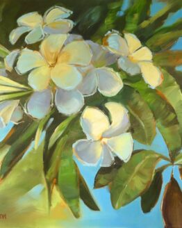 Plumeria Profusion Original art