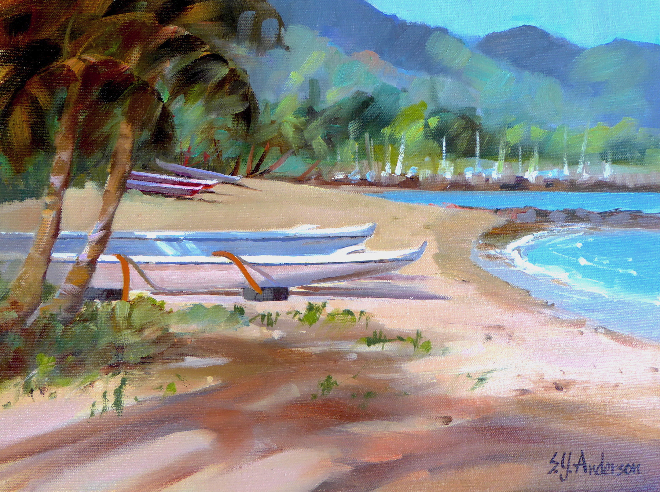 Sleek Beauties Original Art