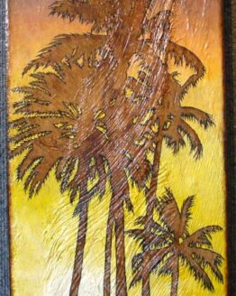 "Palms Sunset" coconut fiber