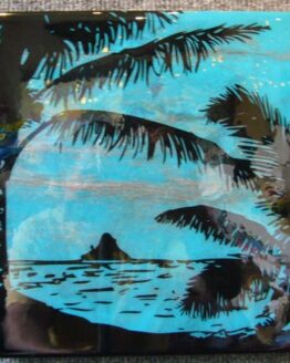 "Teal Chinaman's Hat"